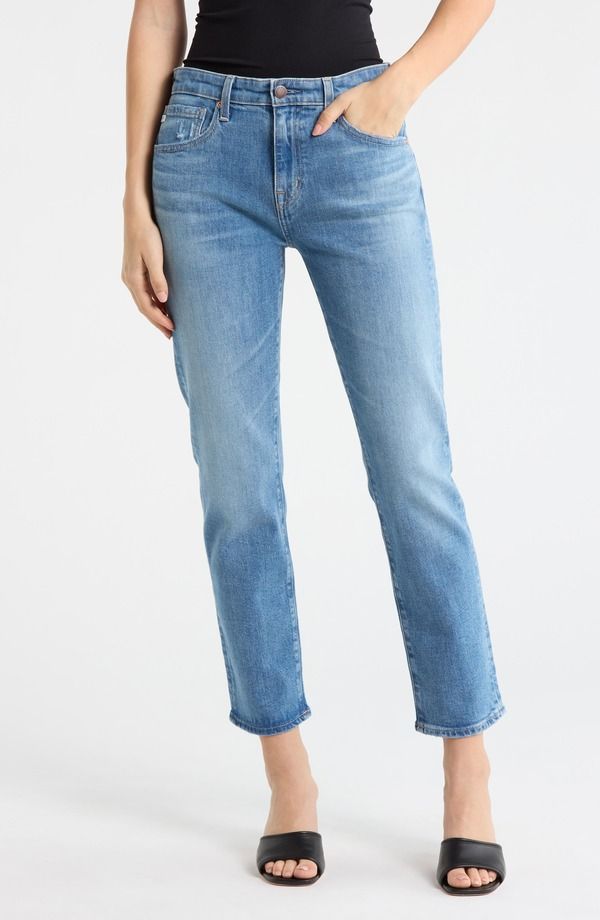 エージー レディース ボトムス デニムパンツ ジーンズ AG ExBoyfriend Mid Rise Slouchy Slim Jeans American West