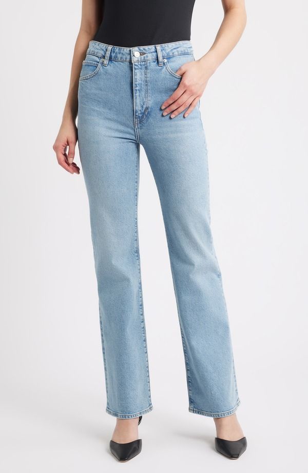フレーム レディース シューズ ブーツ・レインブーツカット ハイウエスト ジーンズ FRAME The Arrow High Waist Relaxed Bootcut Jeans Birdie