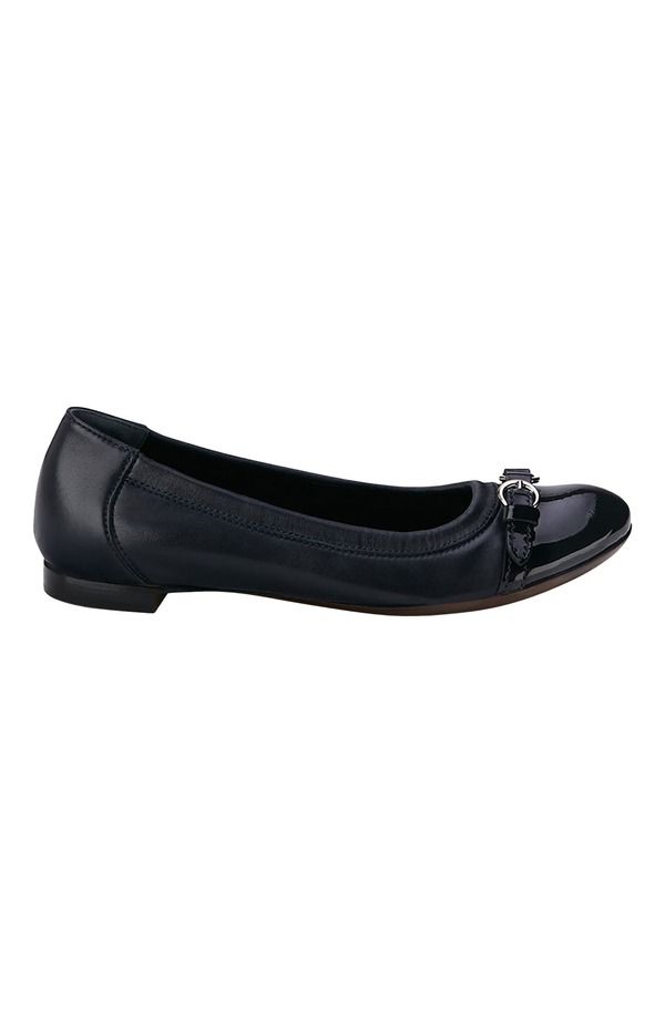 エージーエル レディース シューズ サンダル キャップ AGL Monika Cap Toe Ballet Flat Night