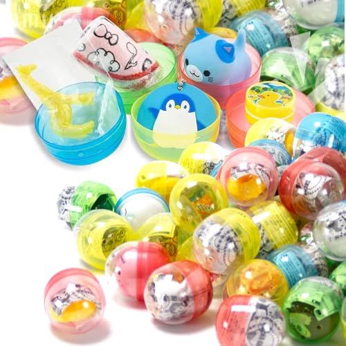 あミューズ 景品 48?カプセル入り 男女兼用おもちゃ付き 100個セット ガチャガチャ カプセルトイ自販機用 業務用ｍａ