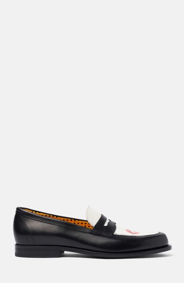 スカロッソ メンズ シューズ ローファー SCAROSSO Snakestorm for Him Loafers Mouth Black Calf ブラック