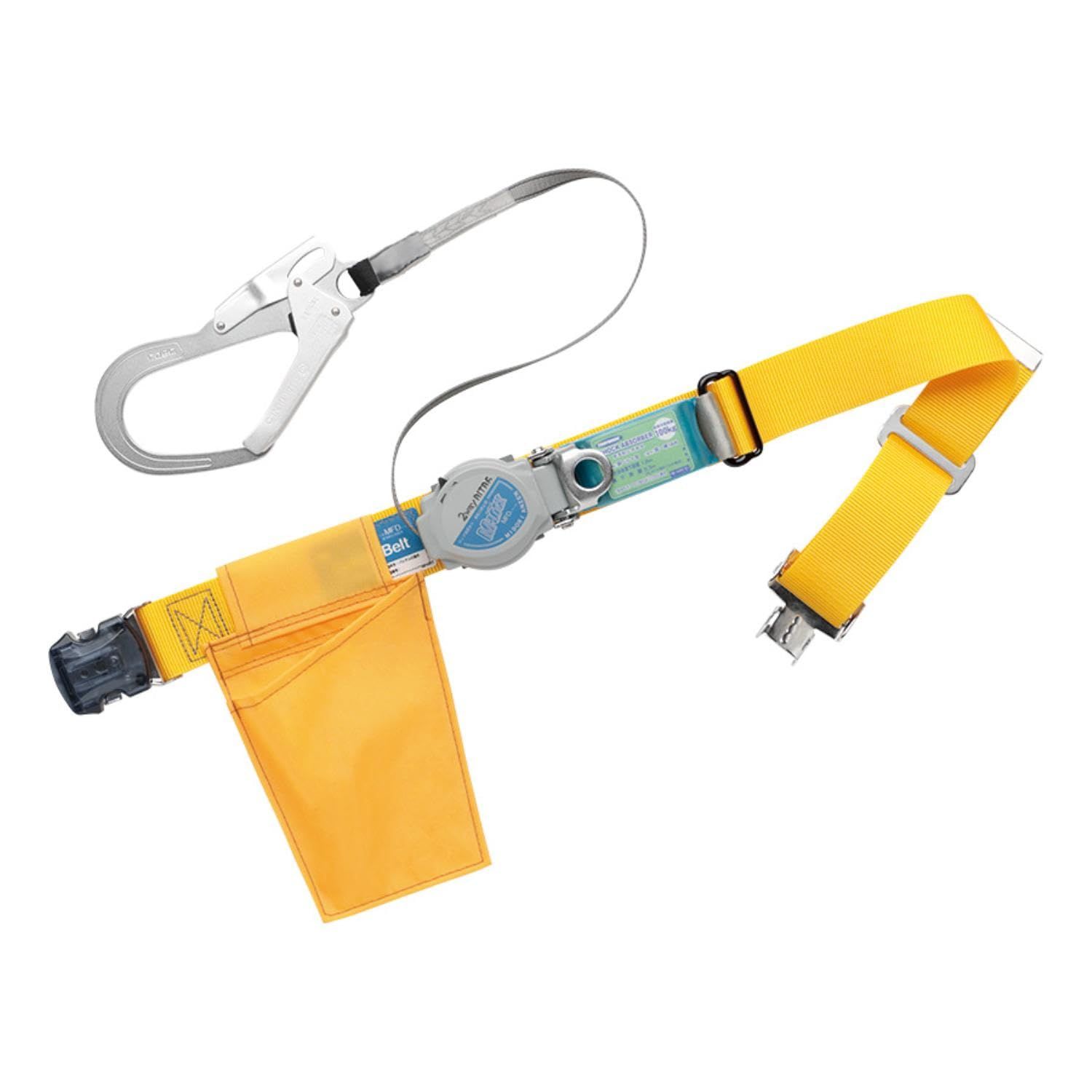 新品 [ミドリ安全] 墜落制止用器具 胴ベルト型 新規格適合 130kg以下 MFD-501 YL イエロー LL