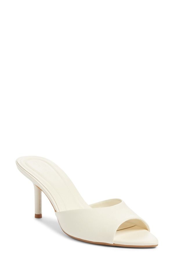 オープンエディット レディース シューズ サンダル ヒール Open Edit Micaheeled Sandal Ivory Egret アイボリー