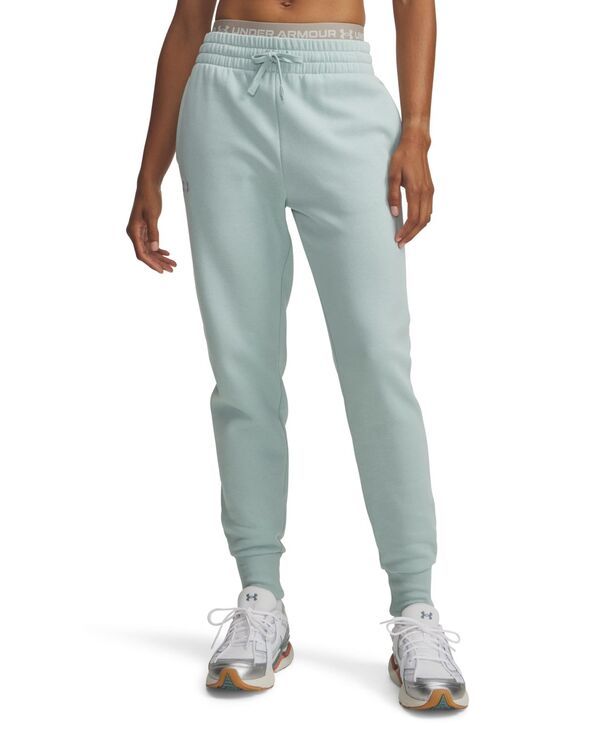 【送料無料】 アンダーアーマー レディース カジュアルパンツ ボトムス Womens Rival Fleece Joggers Enamel Blue White