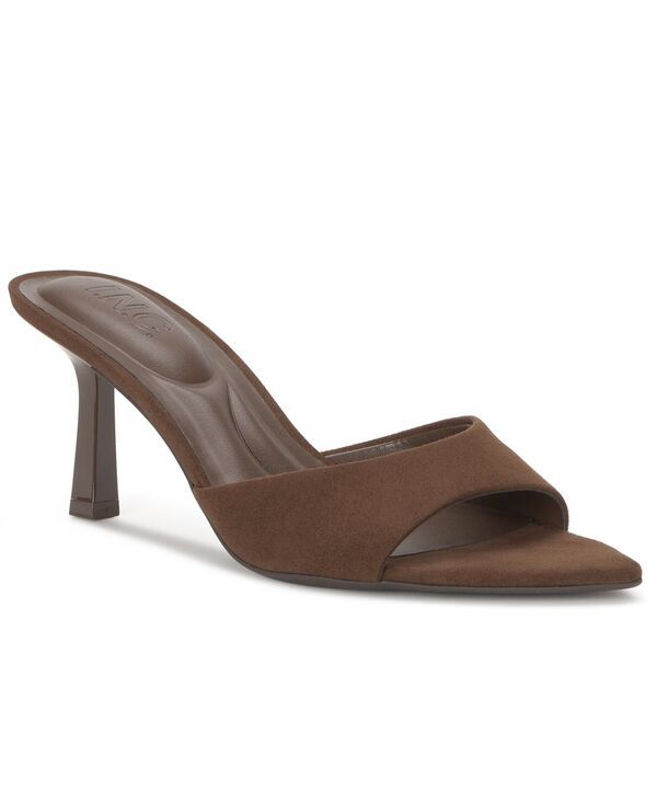 【送料無料】 アイエヌシー インターナショナル コンセプト レディース サンダル シューズ Basaaria Stiletto Sandals Dark Roast Micro