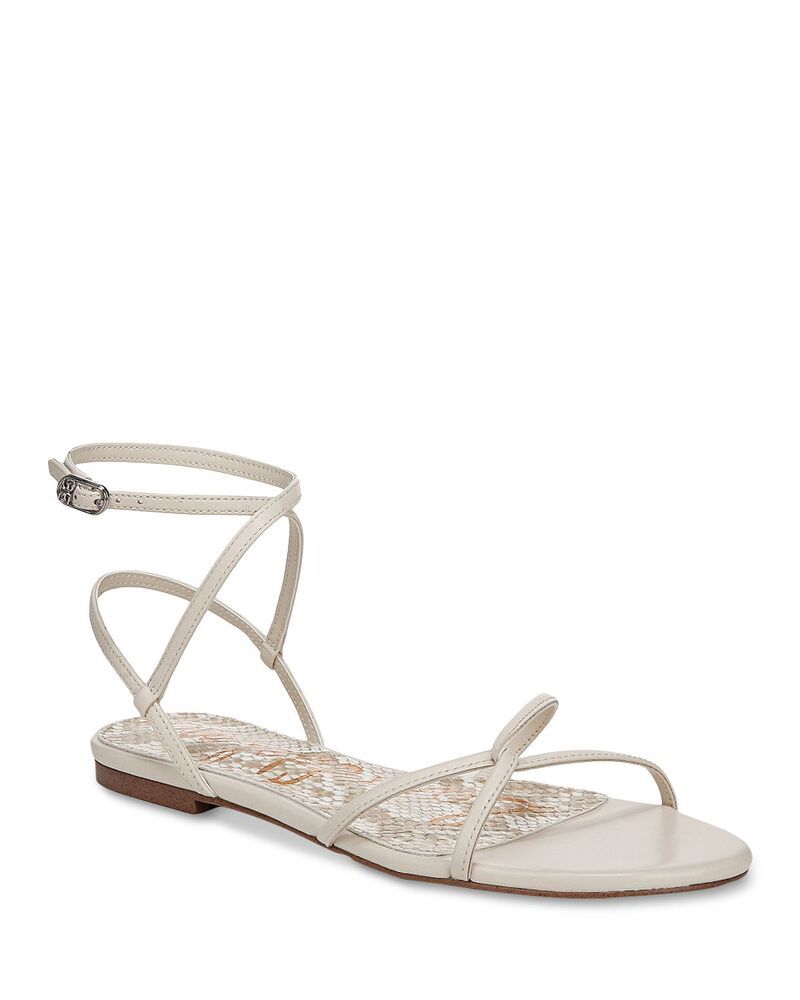 サムエデルマン レディース シューズ サンダル Sam Edelman Womens Ellina Strappy Sandals Bright White ホワイト