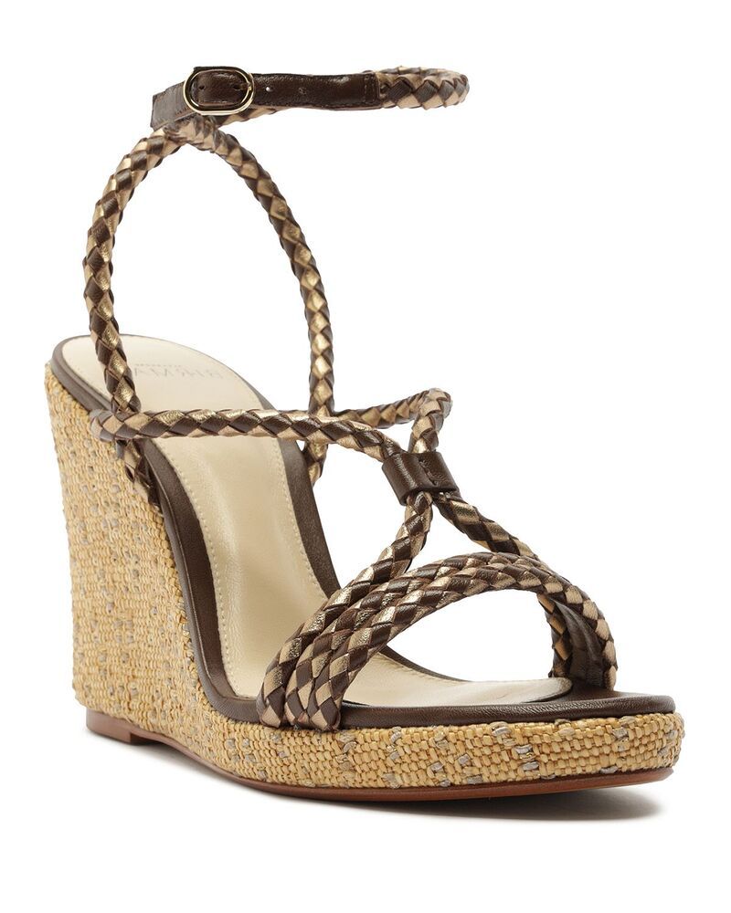 アレクサンドラバードマン レディース シューズ サンダル プラットフォーム Alexandre Birman Womens Elba Platform Sandals Marrone
