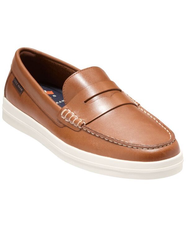 【送料無料】 コールハーン メンズ スリッポン・ローファー シューズ Mens Nantucket Drift Penny Loafers British Tan