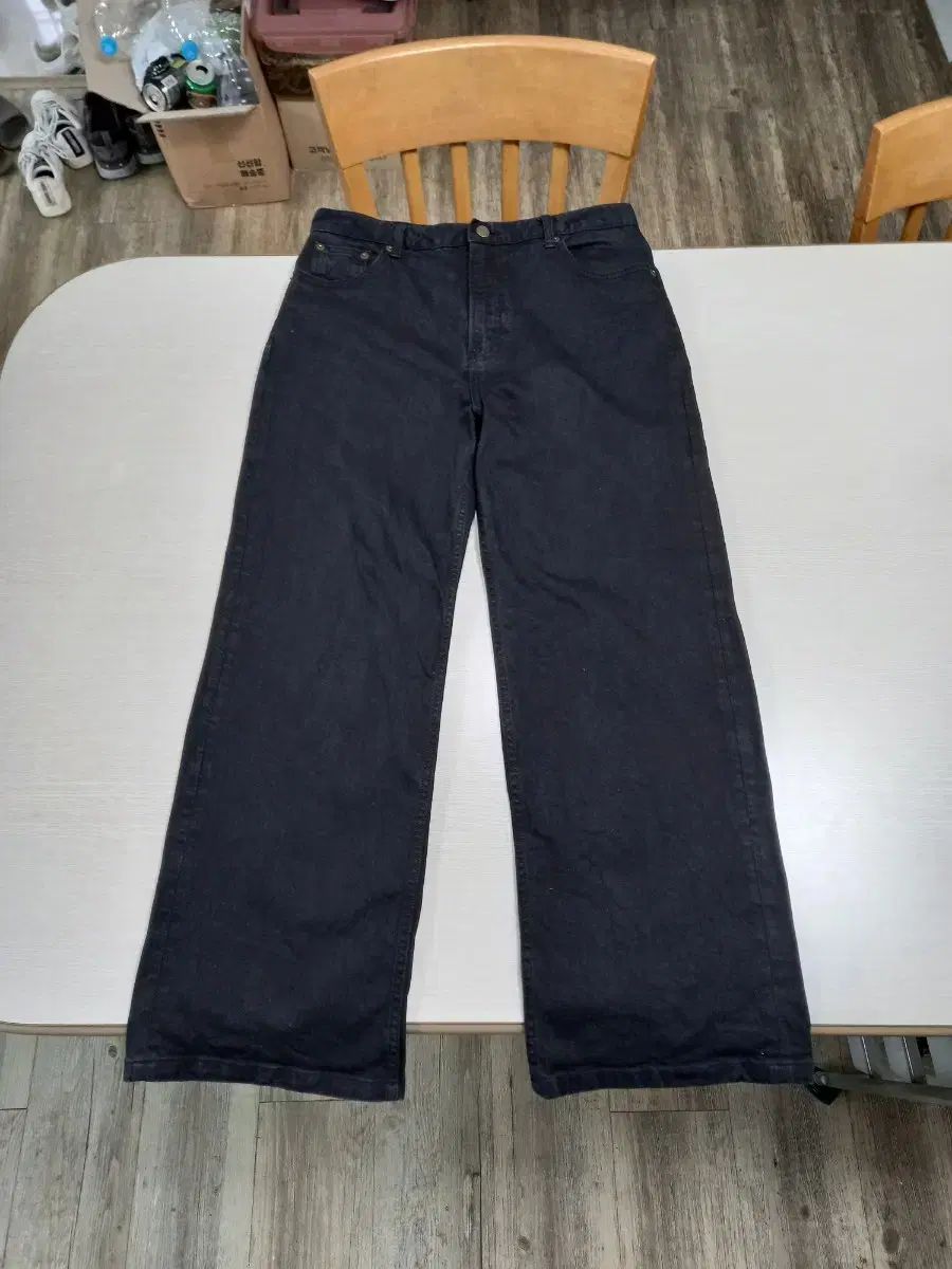 33 Mod 9 mod7w ハイウエスト ストレッチ ワイドデニム 33-462