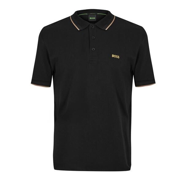 ボス メンズ トップス Tシャツ ポロシャツ コントラスト Boss Mens HBG Paddy Polo Shirt with Contrastipping BlackGold 002 ブラック 23,616円