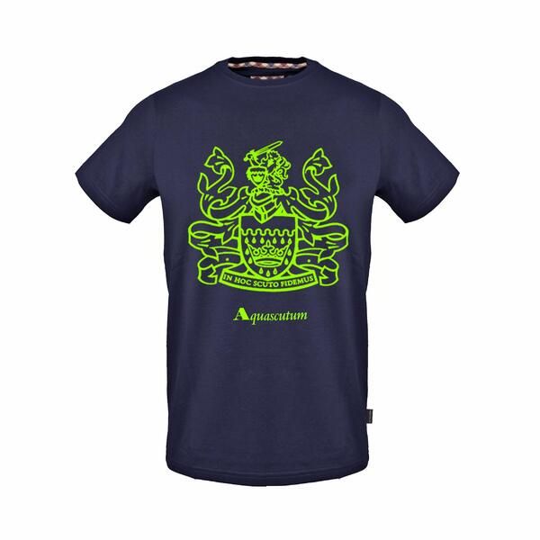 アクアスキュータム メンズ トップス Tシャツ Aquascutumens TShirt Navy ネイビー