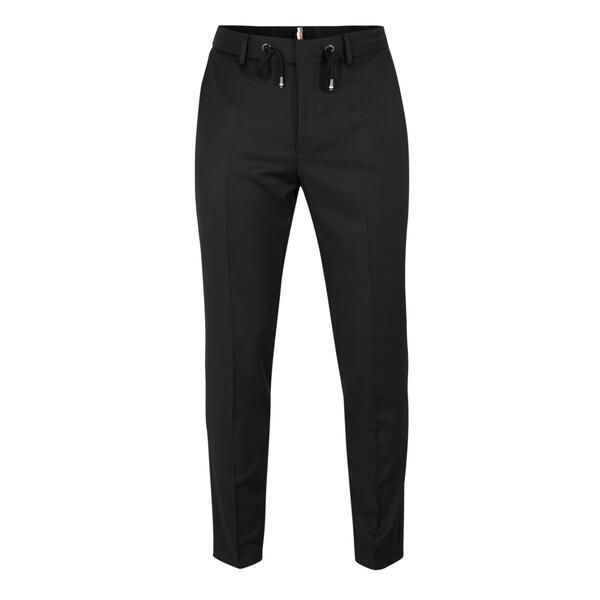 ボス メンズ ボトムス カジュアルパンツ ストレート Boss HGeniusDsB10236006 01 Straight Leg Trousers Mens Black ブラック