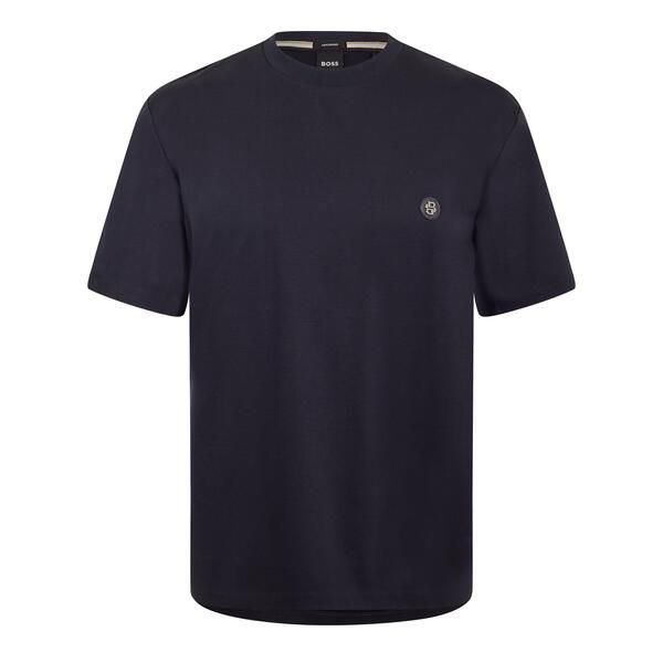 ボス メンズ トップス Tシャツ ミニ Boss Mens HBB C Taut Minimalist Design TShirt Dark Blue ブルー