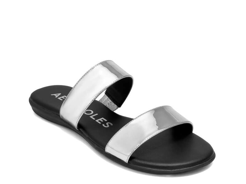 エアロソールズ レディース シューズ サンダル AerosolesConcetta Sandal Silver Metallic シルバー