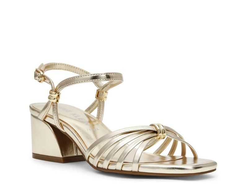 アンクライン レディース シューズ サンダル Anne KleinMikayla Sandal Gold Metallic ゴールド