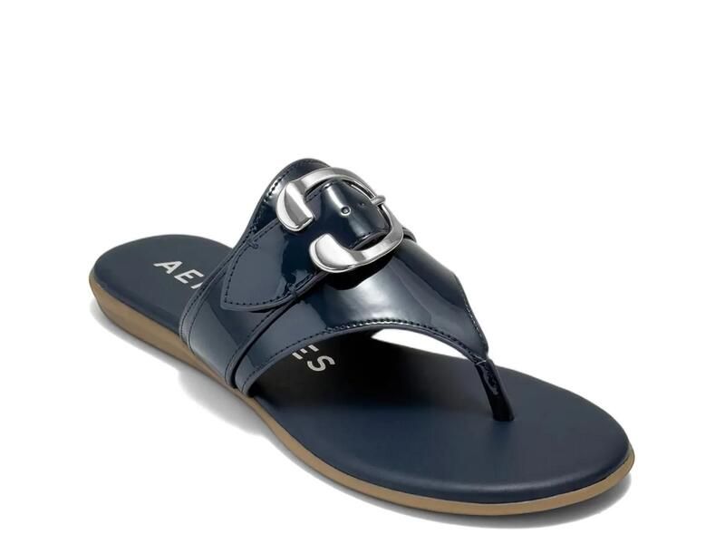 エアロソールズ レディース シューズ サンダル AerosolesGlitz Sandal Navy ネイビー
