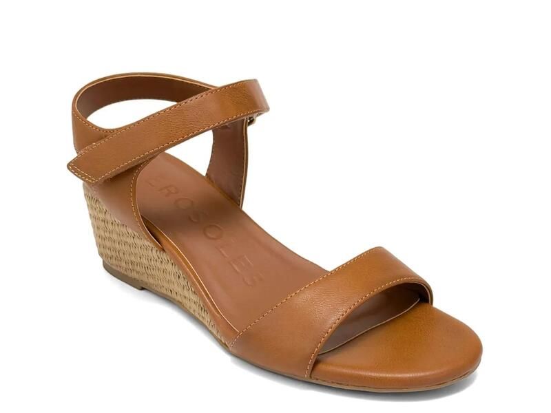 エアロソールズ レディース シューズ サンダル AerosolesWel Espadrille Wedge Sandal Brown ブラウン