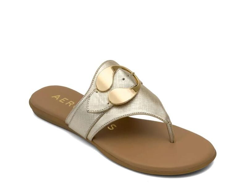 エアロソールズ レディース シューズ サンダル AerosolesGlam Sandal Gold Metallic ゴールド