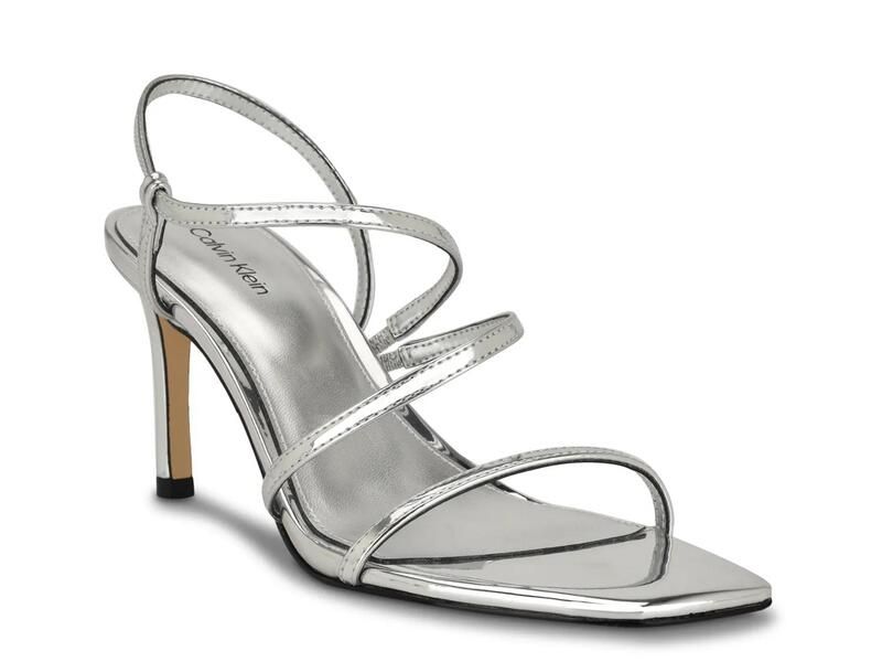 カルバンクライン レディース シューズ サンダル Calvin KleinHadlee Sandal Silver Metallic シルバー