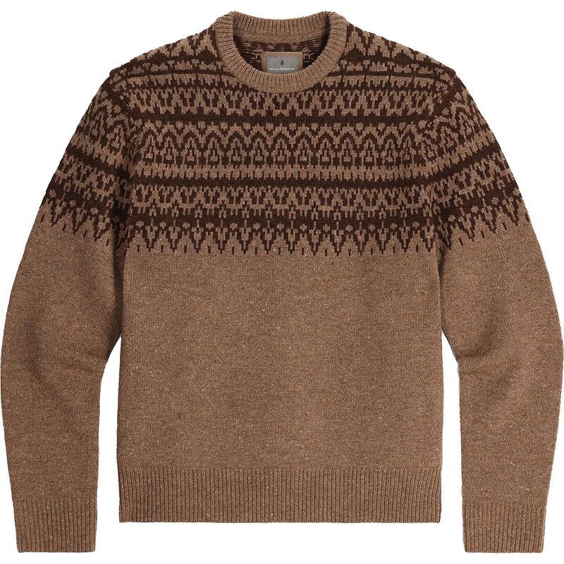 ロイヤルロビンズ メンズ アウター ニット・セーター 長袖 Royal Robbins Arch Rock LongSleeve Crew Sweater Mensaddle Heather Lassen Pt ヘザー