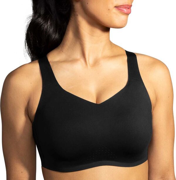 ブルックス レディース アンダーウェア ブラジャー Brooks Womens Underwire Sports Bra Black ブラック