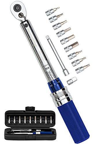 【ロックリング・高視認性目盛り】【台湾製】Samuriding トルクレンチ 自転車 6.35mm (1/4インチ) 2-24N・m ロードバイク 9.5mm(3/8インチ)変換アダプター付き★m c78ff73a