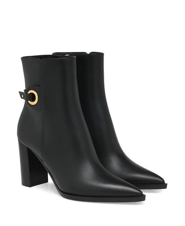ジャンヴィト ロッシ レディース シューズ ブーツ・レインブーツ Gianvito Rossi Womens Granada Booties Black Calf Leather ブラック