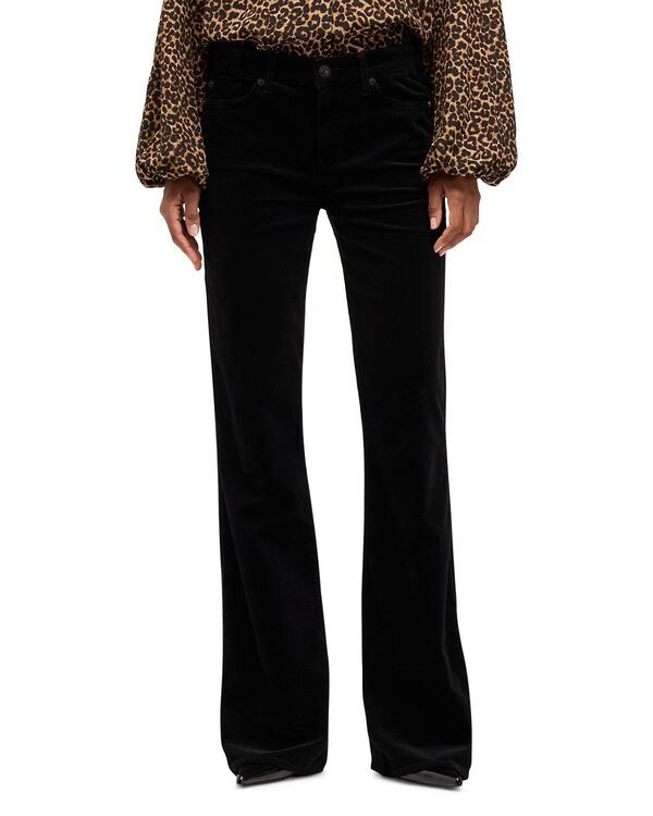 セブンフォーオールマンカインド レディース ボトムス デニムパンツ ブーツカット ベルベット ブーツ ジーンズ 7 For All Mankind The Leggy Bootcut Jeans in Velvet Vevelt Black ブラック