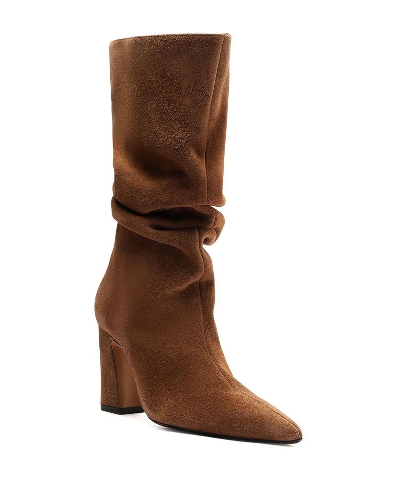 シュッツ レディース シューズ ブーツ・レインブーツ スエード SCHUTZ Womens Harriet Suede Slouch Boots Root Brown ブラウン