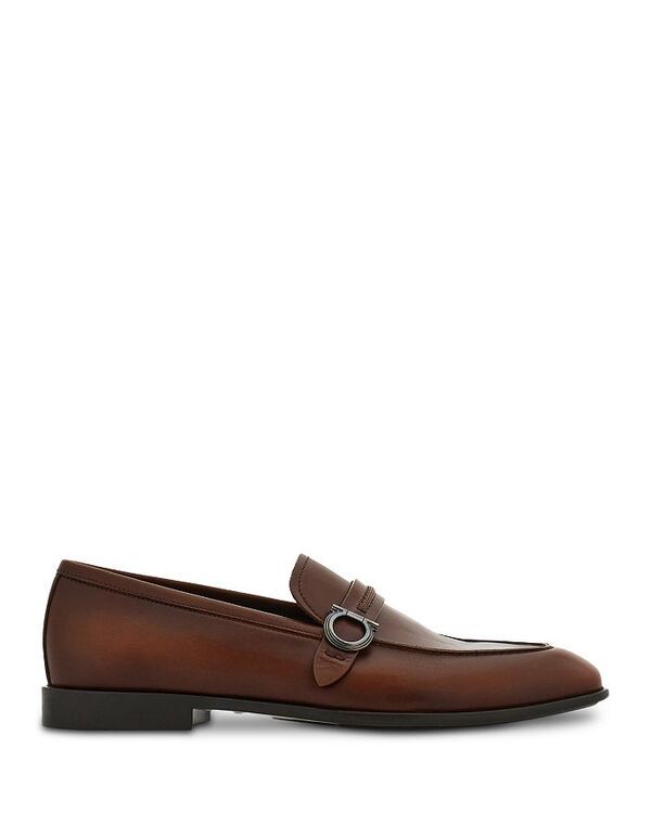 フェラガモ レディース シューズ スリッポン・ローファー レザー FERRAGAMO Mens Terrence Leather Loafers Naturale