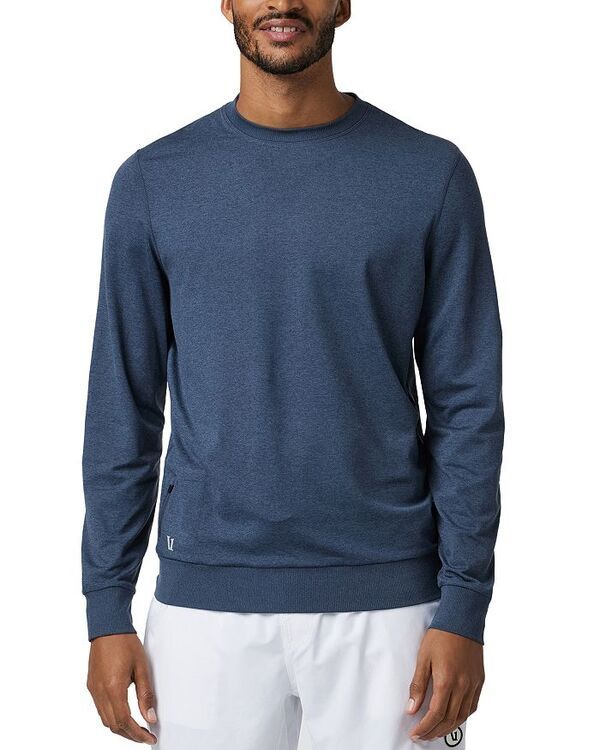 ビュオーリ レディース アウター パーカー・スウェット シャツ Vuori Ponto Long Sleeve Performance Sweatshirt Azure Heather ヘザー