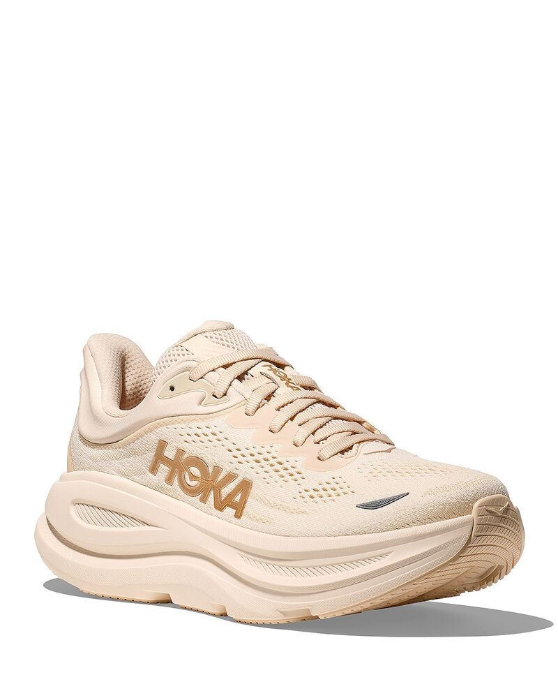 ホカオネオネ レディース シューズ スニーカー HOKA Womens Bondi 9 Running Sneakers VanillaBirch