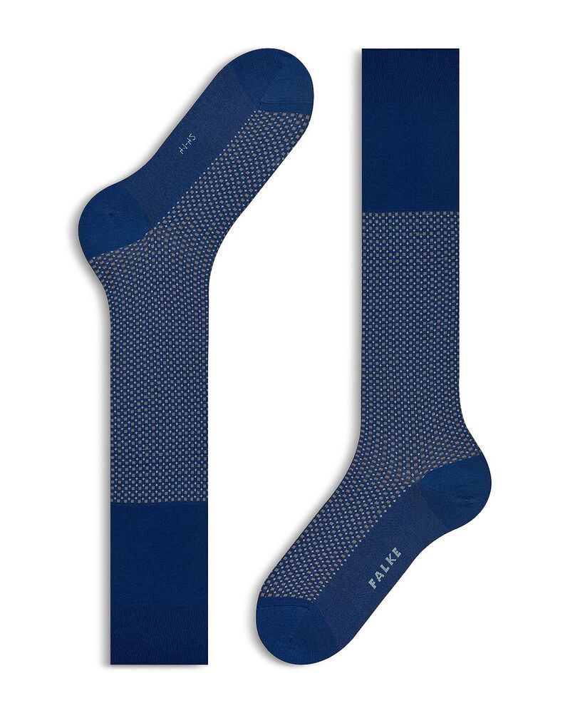 ファルケ メンズ アンダーウェア 靴下 Falke Uptown Tie Knee High Socks Royal Blue ブルー