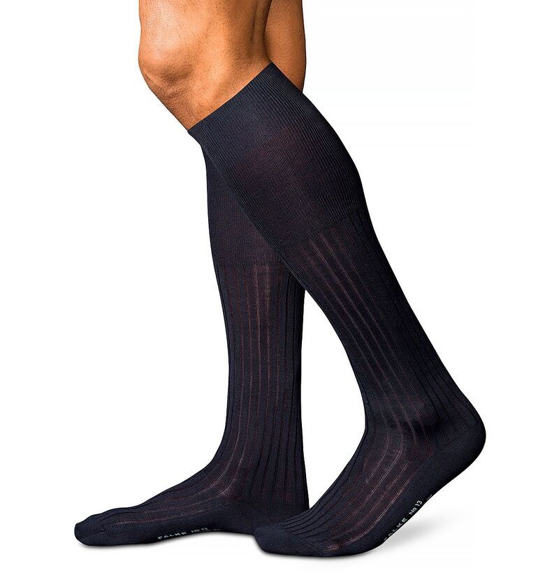 ファルケ メンズ アンダーウェア 靴下 Falke No 13 Knee High Socks Dark Navy ネイビー