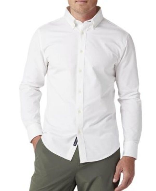 ミズンメイン メンズ トップス シャツ オックスフォード MizzenMain Ellis Oxford Solid Shirt White ホワイト
