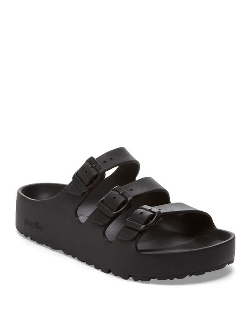 ビルケンシュトック レディース シューズ サンダル プラットフォーム Birkenstock Womens Florida EVA Platform Flex Sandals Black ブラック