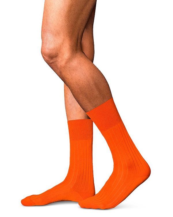 ファルケ メンズ アンダーウェア 靴下 ナイロン Falke No2 Cashmere Nylon Dress Socks Ziegel