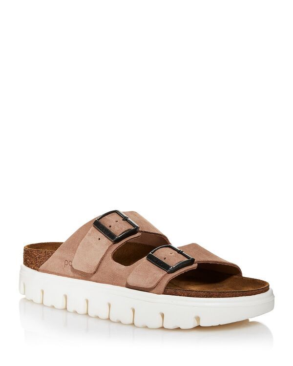 ビルケンシュトック レディース シューズ サンダル Birkenstock Womens Arizona Chunky Buckled Slide Sandals Beige ベージュ