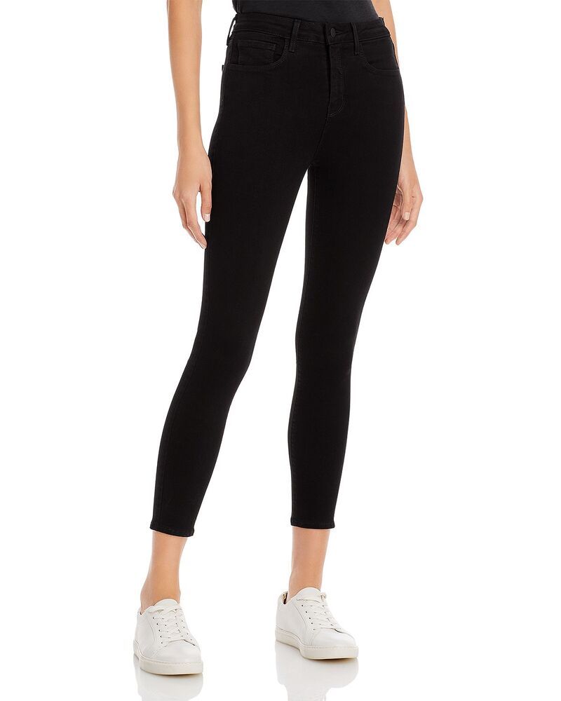 ラジャンス レディース ボトムス デニムパンツ ジーンズ LAGENCE Margot High Rise Skinny Jeans Noir