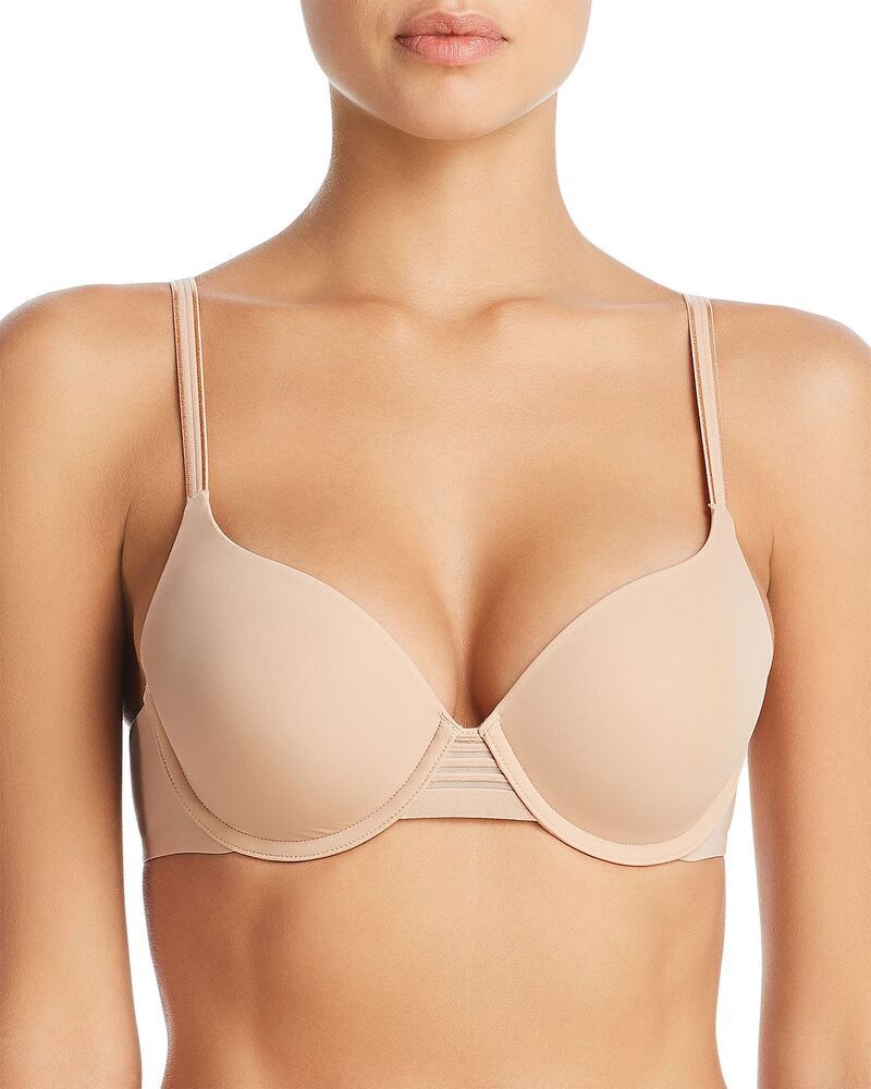 レミステレー レディース アンダーウェア ブラジャー Le Mystre Second Skin Back Smoother Bra Natural