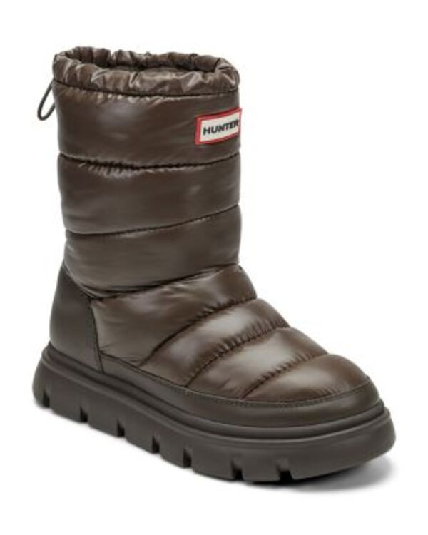 ハンター レディース シューズ ブーツ・レインブーツ Hunter Womens Maribels 2 Puffer Boots Dark Brown ブラウン