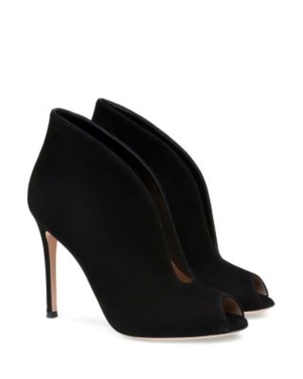 ジャンヴィト ロッシ レディース シューズ ブーツ・レインブーツ Gianvito Rossi Womens Vamp Booties Black Suede ブラック