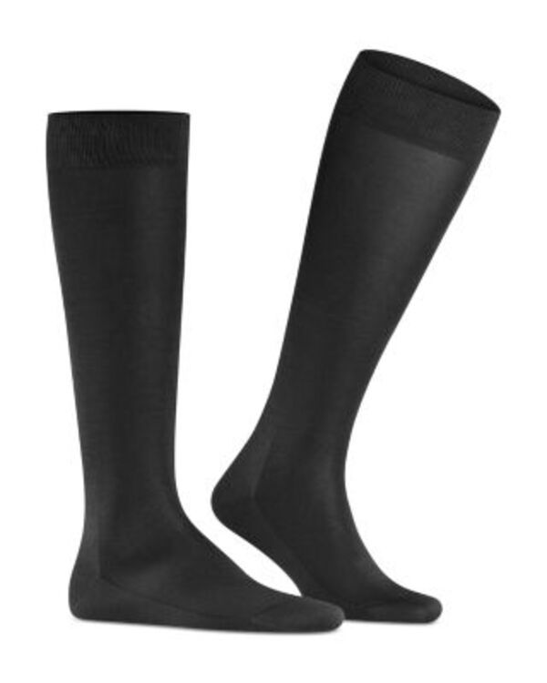 ファルケ メンズ アンダーウェア 靴下 コットン Falke Cotton Blend Fil D cosse Knee High Socks Black ブラック 11,825円