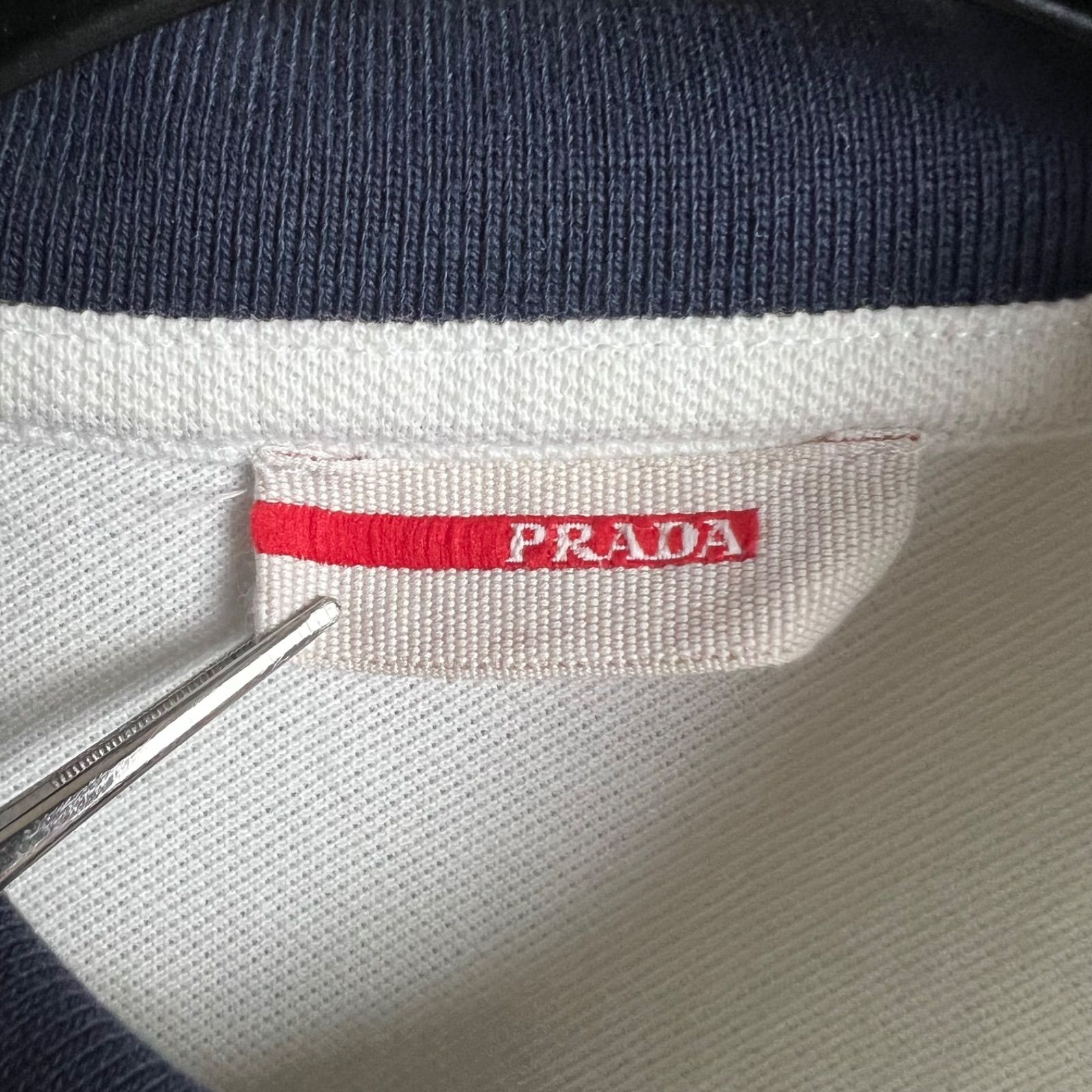 PRADA SPORT 00s archive POLO shirts M プラダスポーツ シンプル