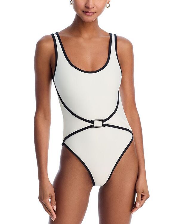 ソリッド アンド ストライプ レディース 水着 上下セット Solid Striped The Melanie One Piece Swimsuit Brule