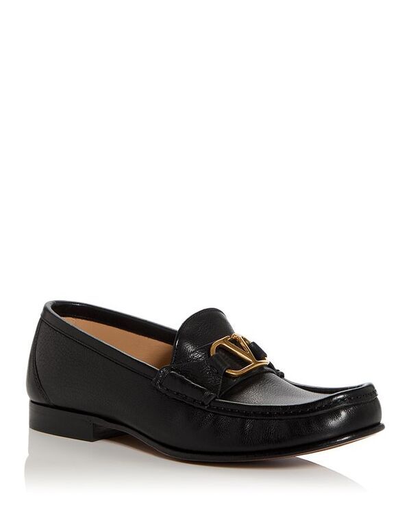 ヴァレンティノ レディース シューズ スリッポン・ローファー ローファー ロゴ Valentino Garavani Womens VLogo Loafers Black ブラック