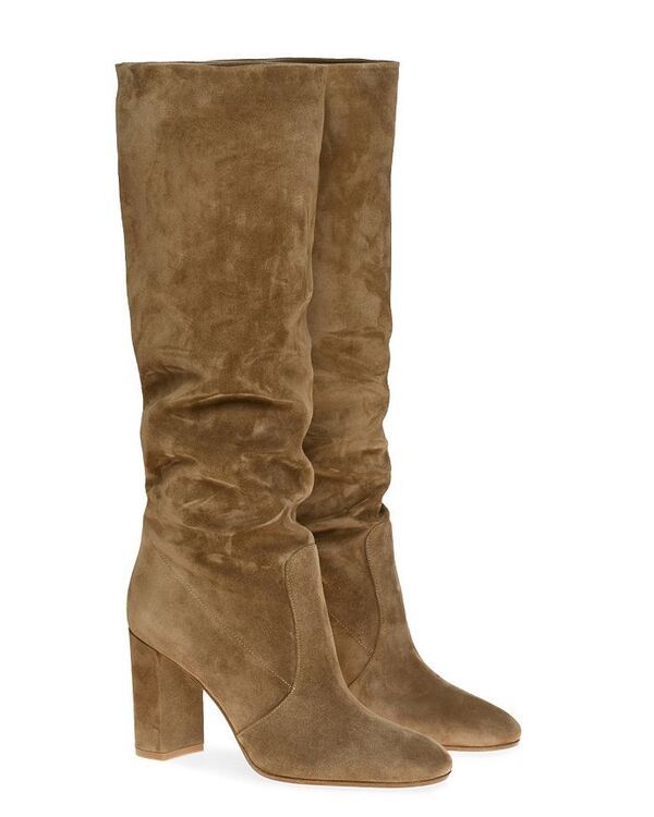 ジャンヴィト ロッシ レディース シューズ ブーツ・レインブーツ Gianvito Rossi Womens Glen Boots Brown Suede ブラウン