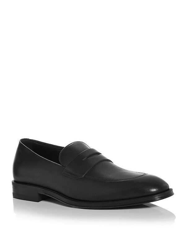 ボス メンズ シューズ スリッポン・ローファー ローファー BOSS Mens Derrek Apron Toe Penny Loafers Dark Brown ブラウン