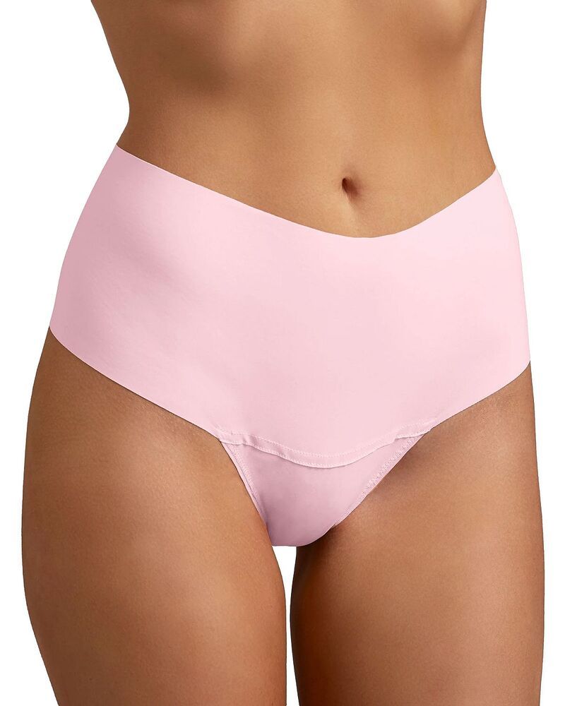 ハンキーパンキー レディース アンダーウェア パンツ Hanky Panky BreatheSoft High Rise Thong Bliss Pink ピンク