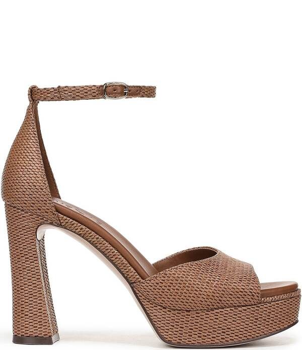 ナチュライザー レディース シューズ サンダル プラットフォーム アンクル Naturalizer 27 EDIT Delphie Raffiankle Wraplatform Dressandals Walnut Wake